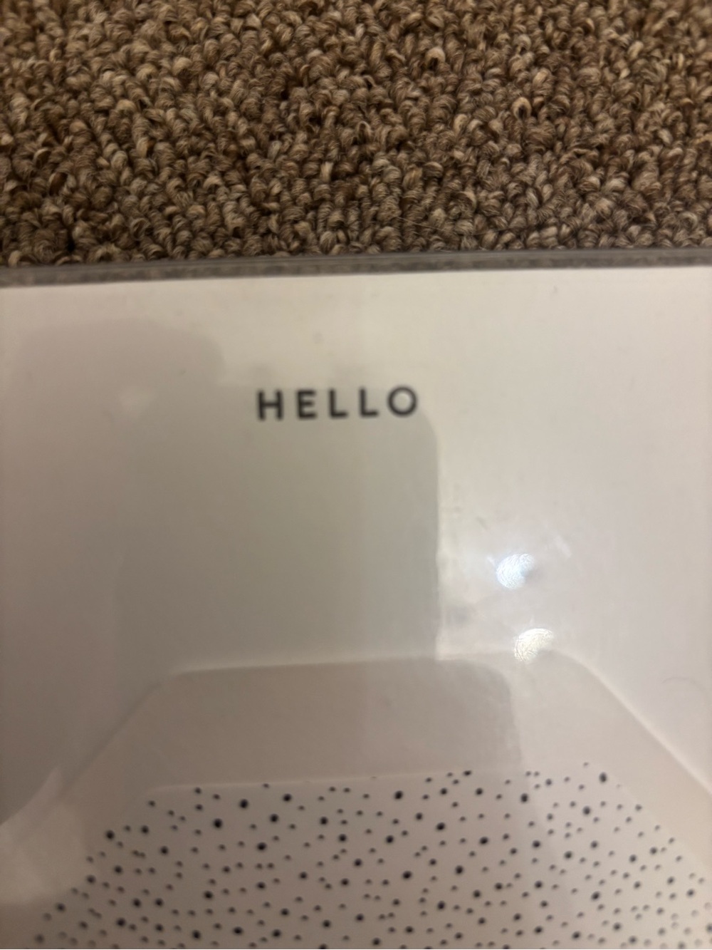 Hello Note Card Set with Gold Accent - Picture 2 of 4